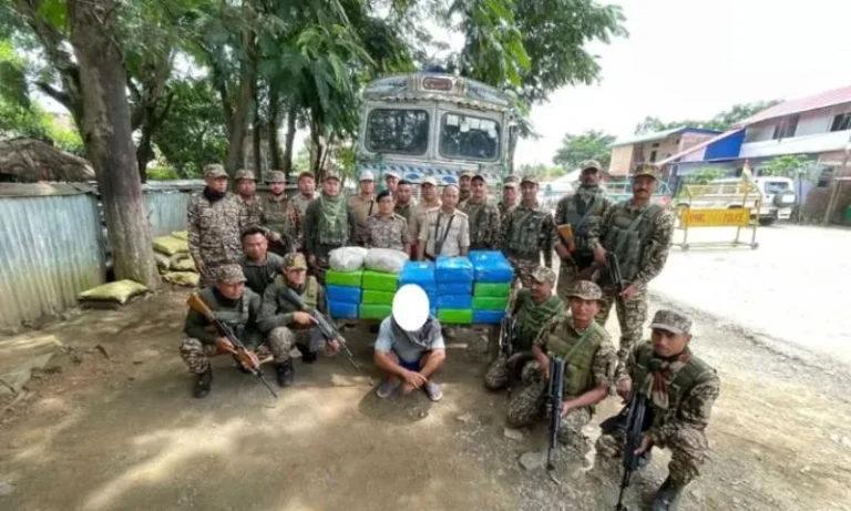 Manipur: Smuggler arrested 184 kg Ganja Seized on NH-37