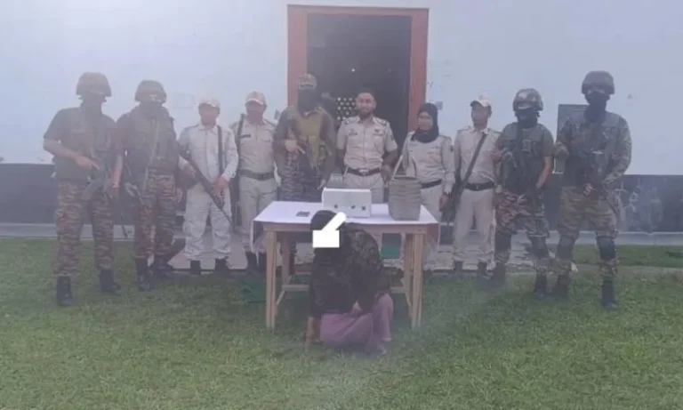 Manipur Police Arrest Woman with 153 Grams of Heroin in Bishnupur