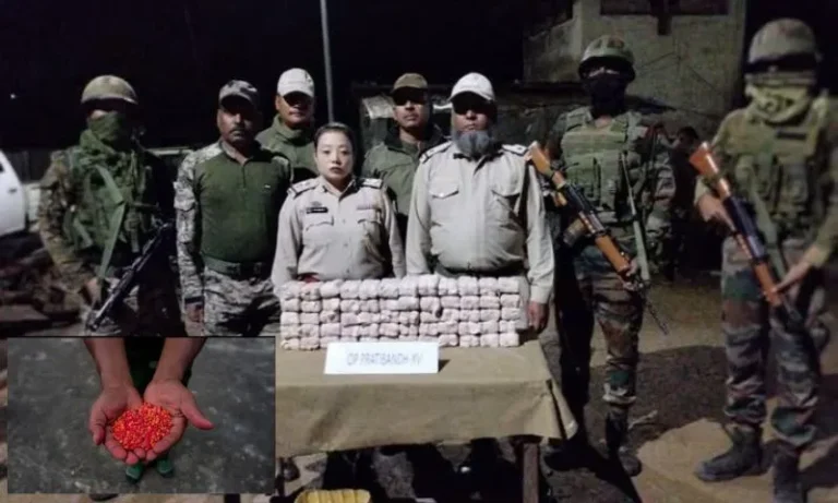 Security Forces Seize 1.2 Lakh “WY” Tablets Worth ₹30 Crore in Manipur