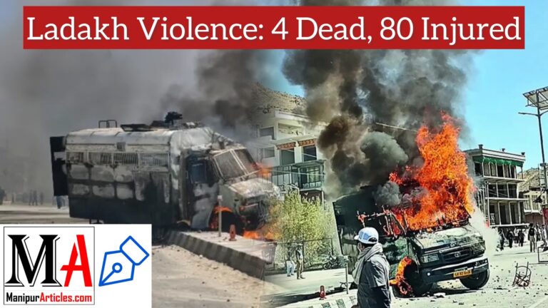 Ladakh Violence: 4 Dead, 80 Injured
