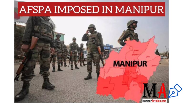 AFSPA Extended in Manipur for Another 6 Months from October 1, 2025