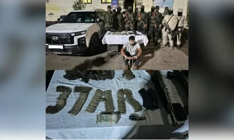 Manipur: Kuki outfit chief arrested in Churachandpur; arms, cash, vehicle seized