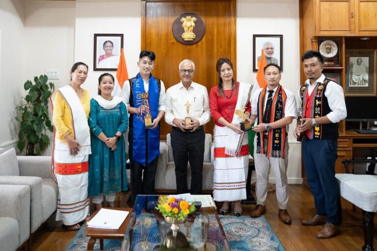MANIPUR’S MR DEAF INDIA MEETS THE GOVERNOR — SEEKING SUPPORT TO GO GLOBAL