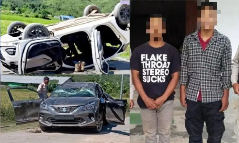 Manipur: Two arrested for damaging cars of civvies police