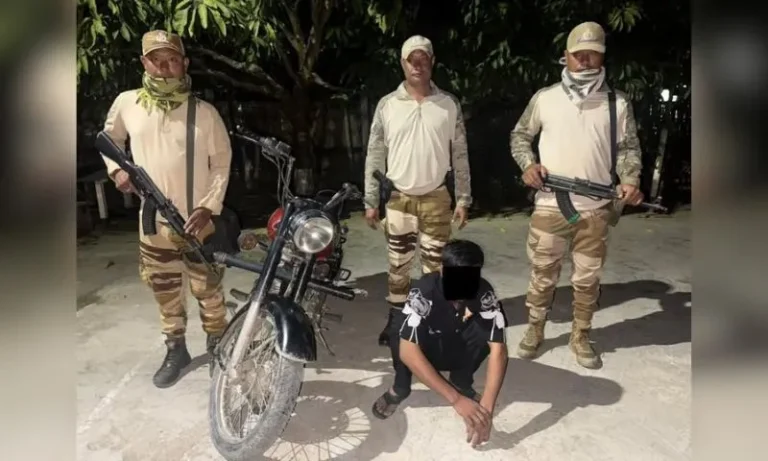 Manipur Police Arrest Vehicle Lifter, Recover Stolen Bike