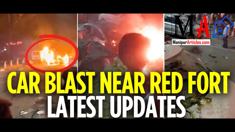 CAR EXPLOSION NEAR RED FORT METRO STATION TRIGGERS HIGH ALERT IN NEW DELHI