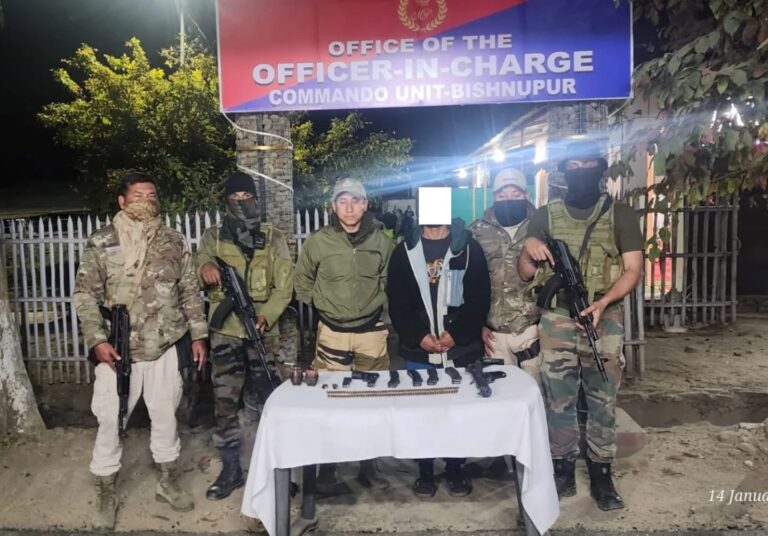 Manipur Police Arrest Second G-5 Linked Cadre in Bishnupur Fuel Station Blast Case