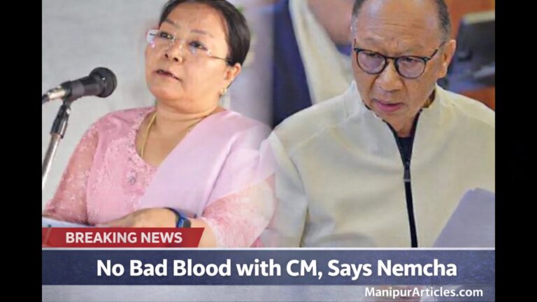 No Bad Blood with CM, Says Nemcha