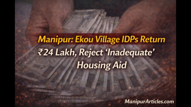 Manipur: Ekou Village IDPs Return ₹24 Lakh, Reject ‘Inadequate’ Housing Aid