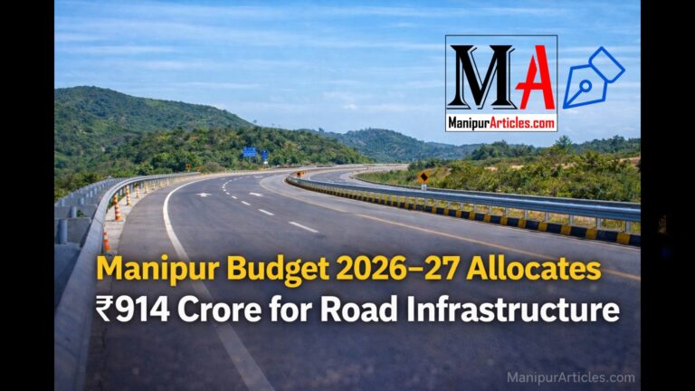Manipur Budget 2026–27 Allocates ₹914 Crore for Road Infrastructure