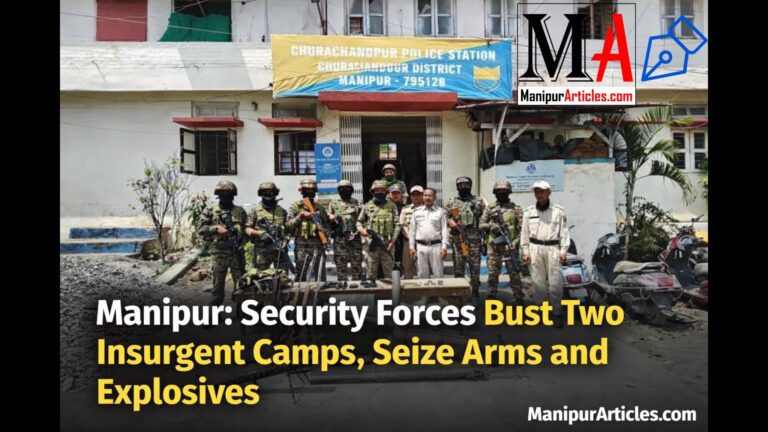 Manipur: Security Forces Bust Two Insurgent Camps, Seize Arms and Explosives