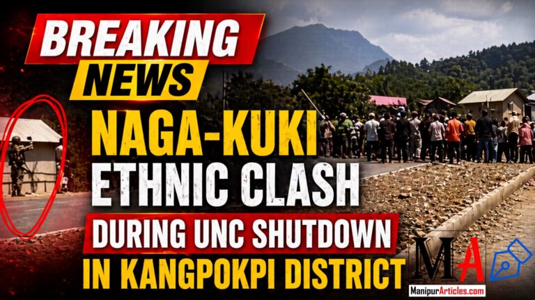 Naga-Kuki Ethnic Clash During UNC Shutdown in Kangpokpi district 