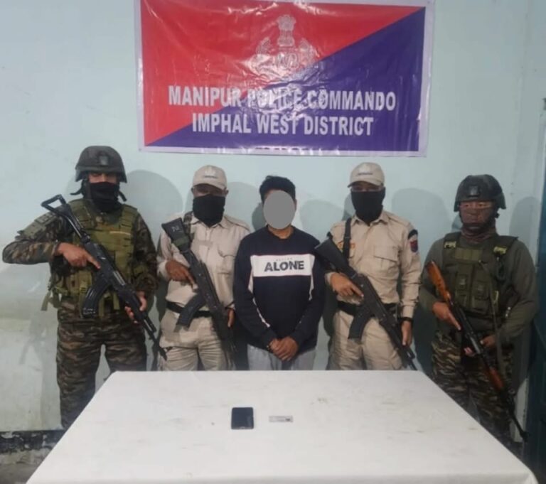 KYKL Cadre Arrested in Imphal East, Mobile and Aadhaar Seized