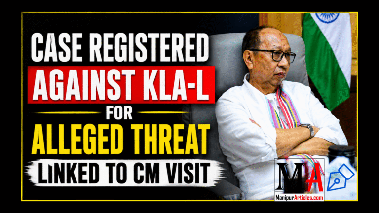 Case Registered Against KLA-L for Alleged Threat Linked to CM Visit