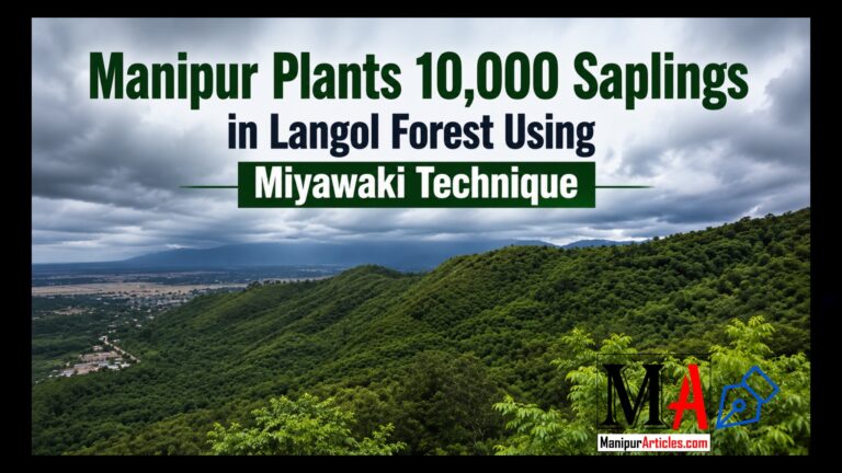 Manipur Plants 10,000 Saplings in Langol Forest Using Miyawaki Technique