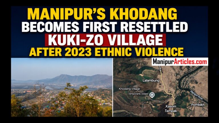 Manipur’s Khodang Becomes First Resettled Kuki-Zo Village After 2023 Ethnic Violence