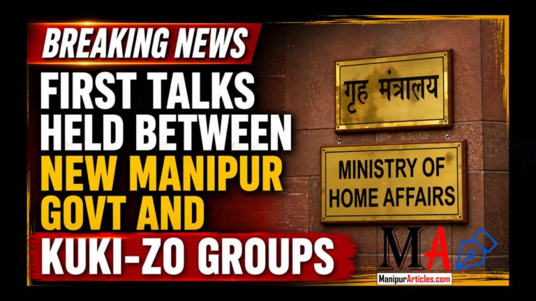 First Talks Held Between New Manipur Govt and Kuki-Zo Groups