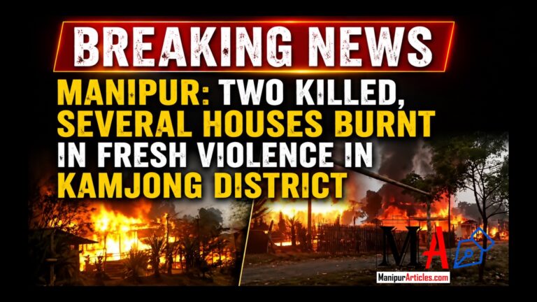 Manipur: Two Killed, Several Houses Burnt in Fresh Violence in Kamjong District