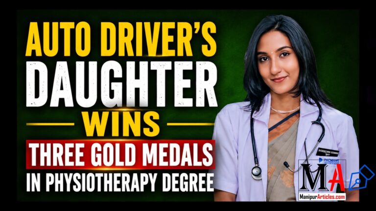 Auto Driver’s Daughter Wins Three Gold Medals in Physiotherapy Degree