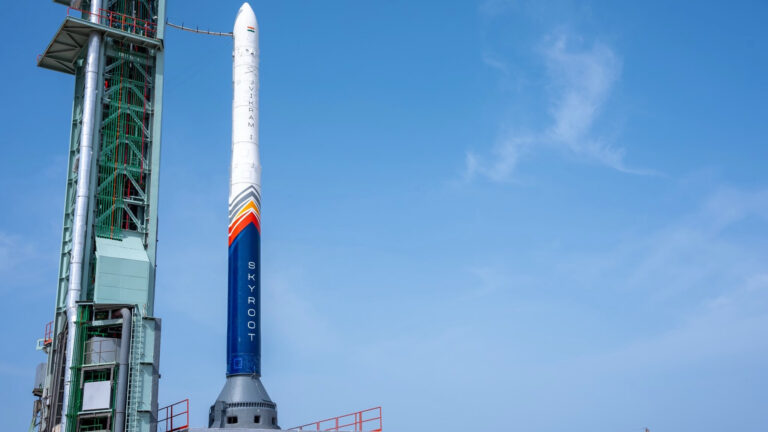 Skyroot’s Vikram-1 Becomes India’s First Privately Developed Orbital Rocket to Launch into Space successfully blasted off at 12:05:30 pm