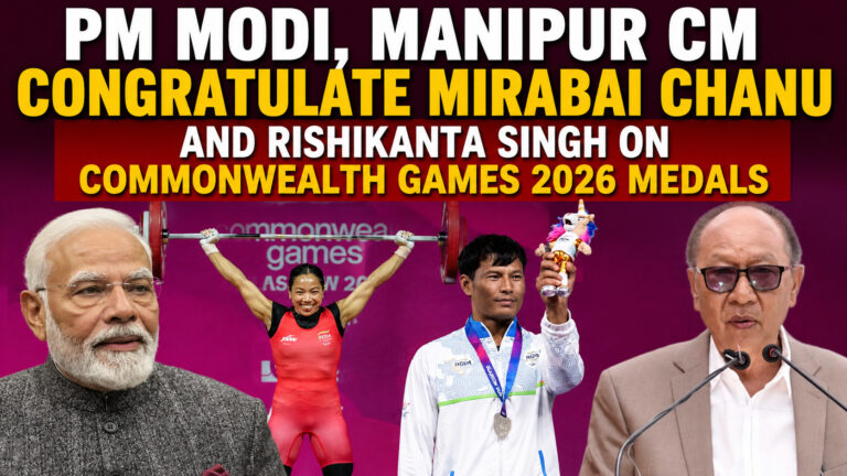 PM Modi, Manipur CM Congratulate Mirabai Chanu and Rishikanta Singh on Commonwealth Games 2026 Medals