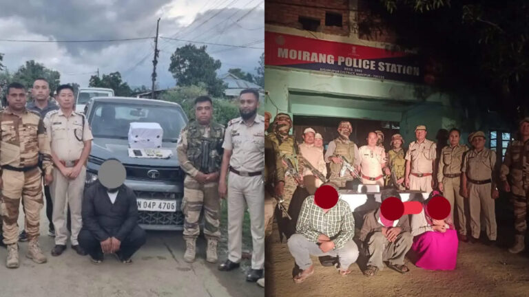 Manipur: Alleged Drug Trafficker Held, Brown Sugar Worth ₹5 Crore Seized in Multiple Anti-Narcotics Operations