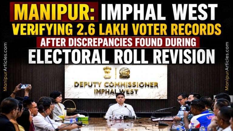Manipur: Imphal West Verifying 2.6 Lakh Voter Records After Discrepancies Found During Electoral Roll Revision