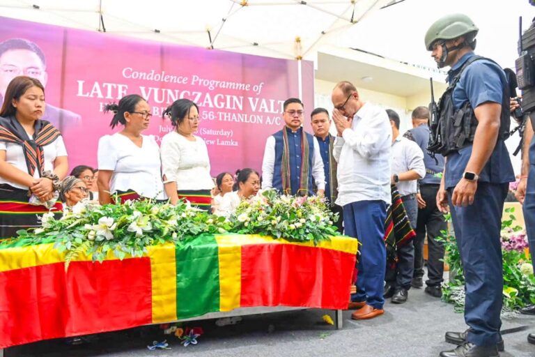 Manipur: CM Visits Churachandpur Amid Boycott Call to Attend BJP MLA Vungzagin Valte’s Funeral