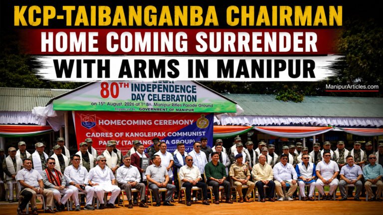 46 KCP-Taibanganba Group Cadres Surrender with Arms in Manipur