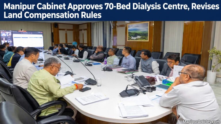 Manipur Cabinet Approves 70-Bed Dialysis Centre, Revises Land Compensation Rules