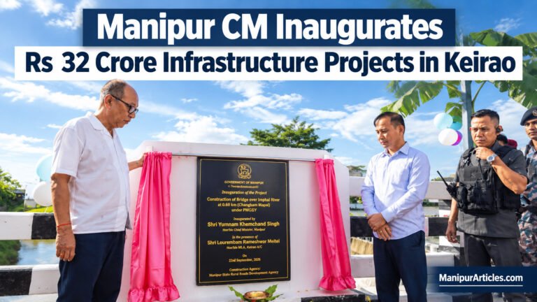 Manipur CM Inaugurates Rs 32 Crore Infrastructure Projects in Keirao