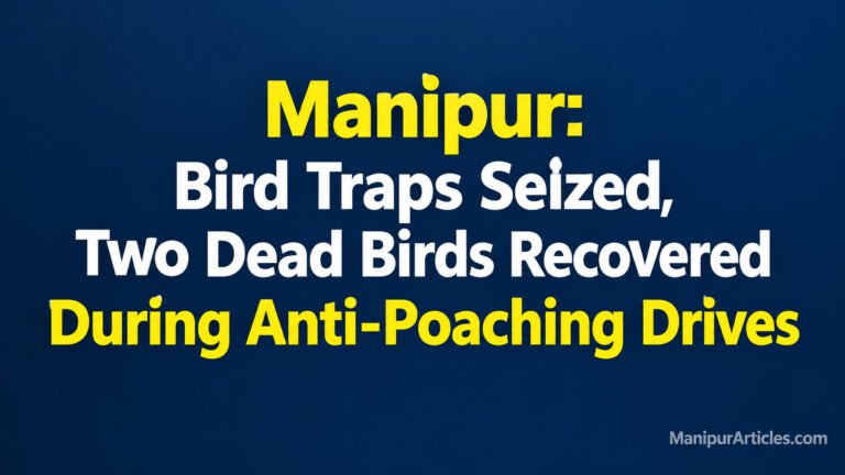 Manipur: Bird Traps Seized, Two Dead Birds Recovered During Anti-Poaching Drives