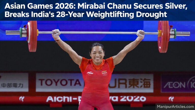 Asian Games 2026: Mirabai Chanu Secures Silver, Breaks India’s 28-Year Weightlifting Drought