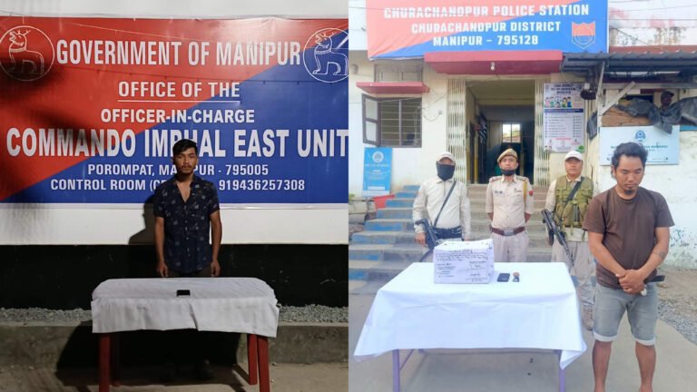 Manipur: 7.7 Kg of Brown Sugar Seized, Three Arrested; Weapons Recovered