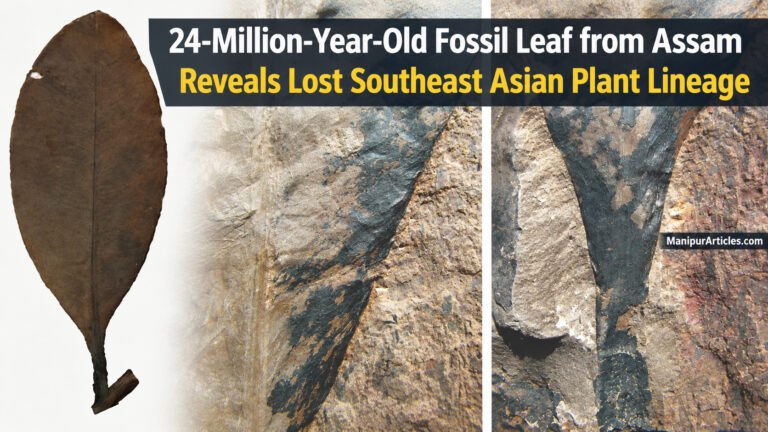 24-Million-Year-Old Fossil Leaf from Assam Reveals Lost Southeast Asian Plant Lineage