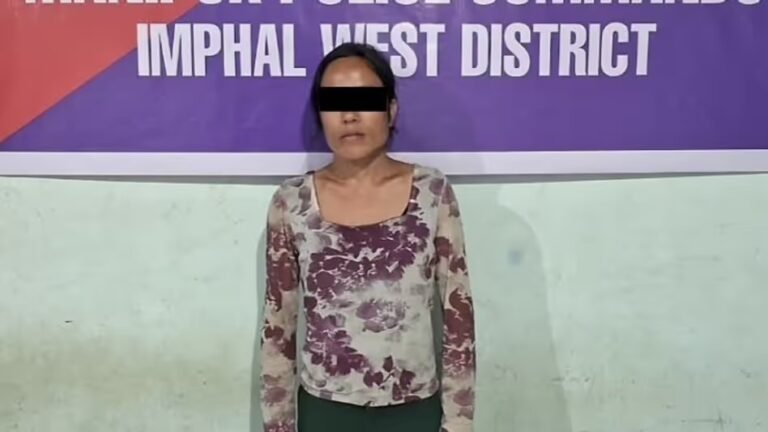 Manipur Police Arrest KCP (PWG) Member in Imphal West, Seize 19 Demand Letters